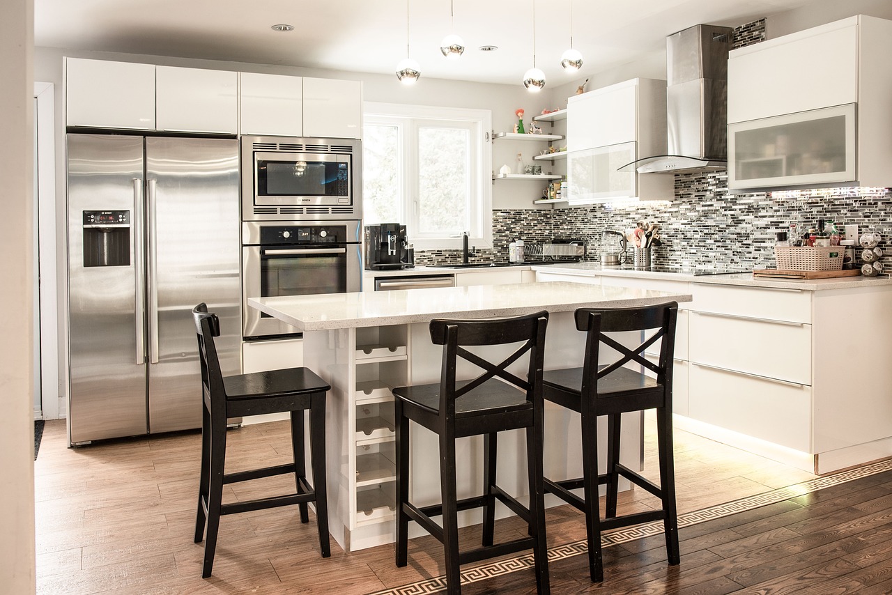 Kitchen, white, renovation in Scottsdale, AZ